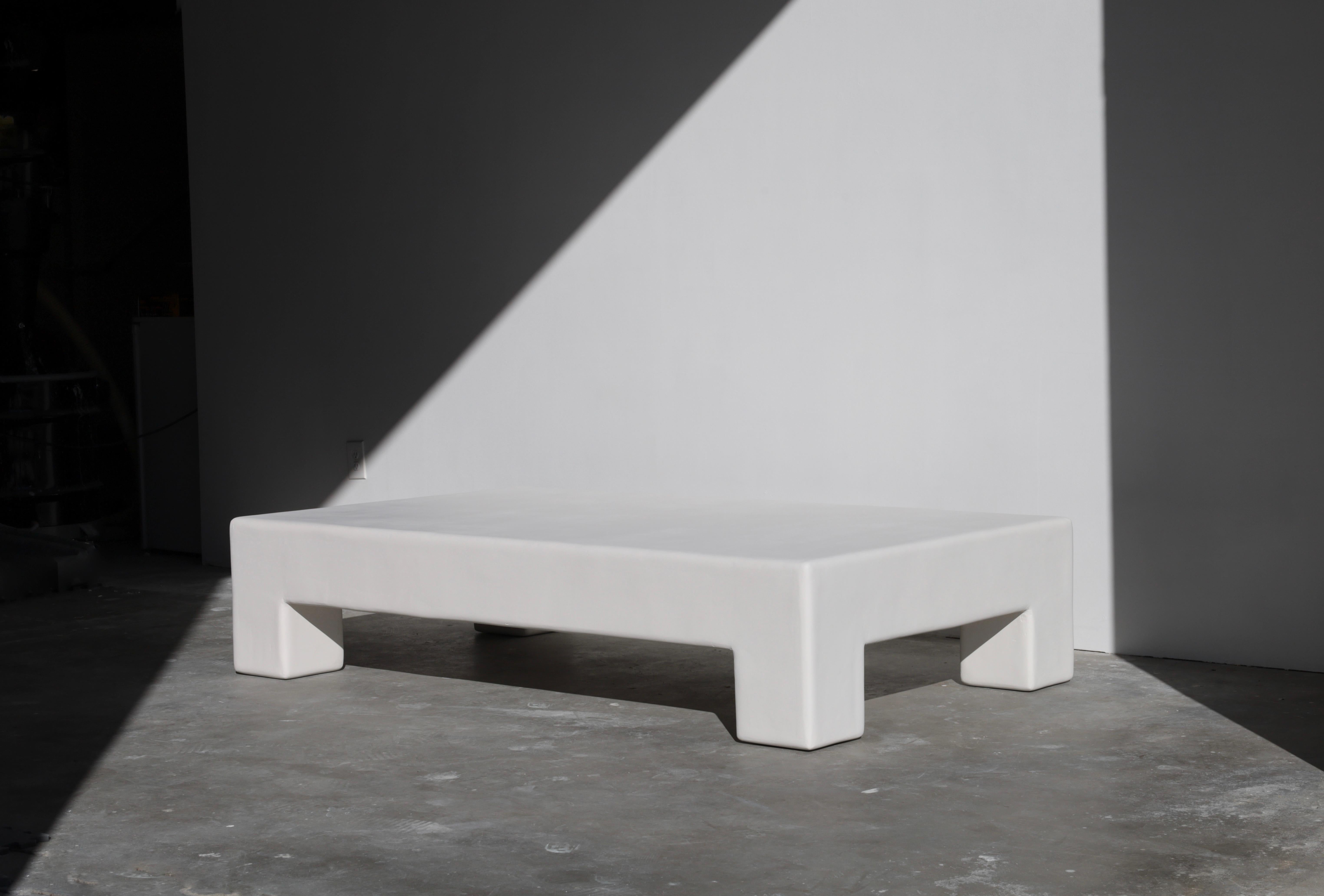rectangular & oversized version of our scout signature coffee table

minimalist design and organic look 

each öken house studio piece is handmade & made to order by a small team of plaster artisans and we try to utilize local vendors as much as