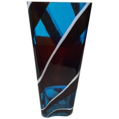 Vase « Scozzese » 4595 de Fulvio Bianconi pour Venini, 1954-1957