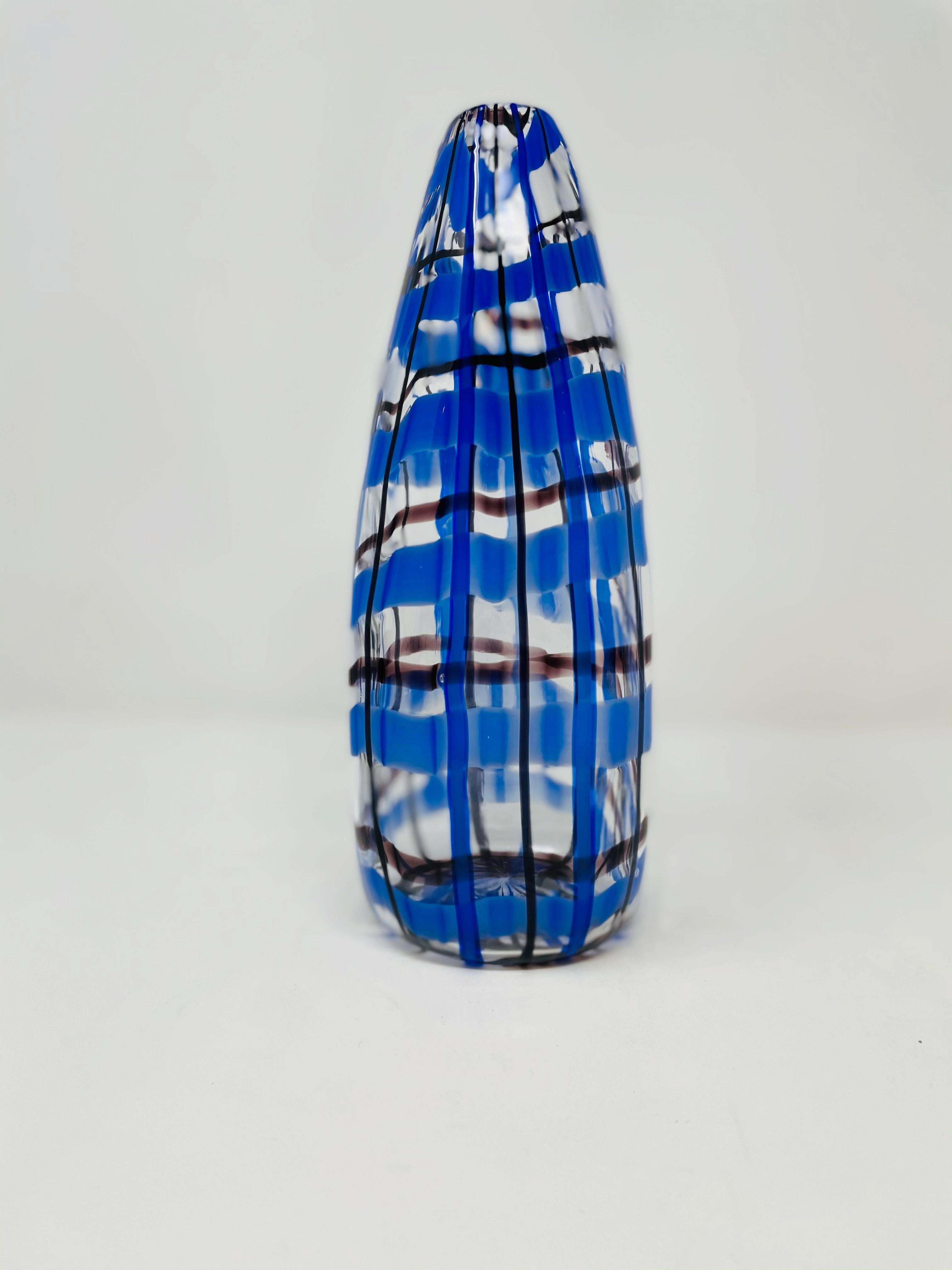 Scozzese vase by Fulvio Bianconi for Venini, 1950s.
     