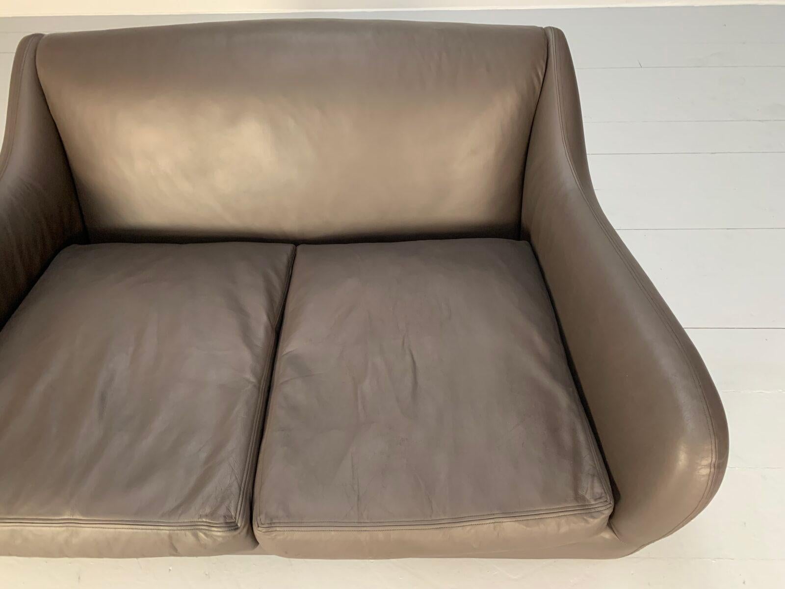SCP Conran Matthew Hilton “Balzac” 2-Seat Sofa – In Dark Brown Leather 6