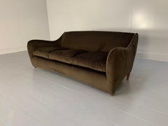 SCP Conran Matthew Hilton "Balzac" 3-Seat Sofa - In Dark Brown Cord