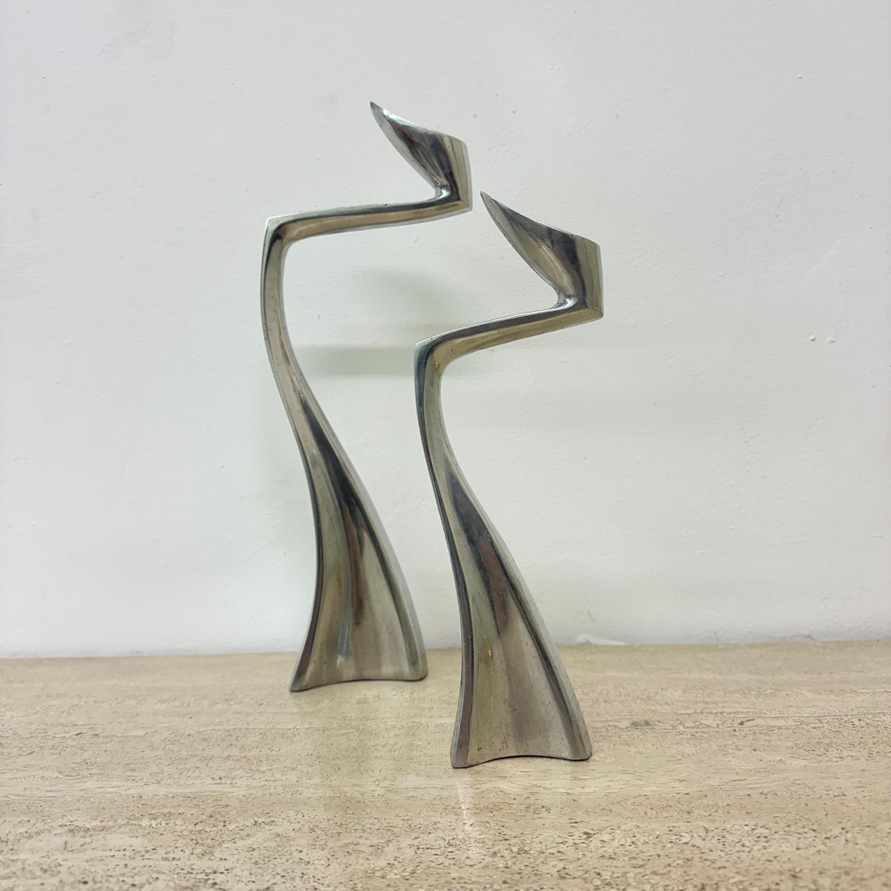 Alluminio Candelieri SCP 'Swan' / 'Arclumis' di Matthew Hilton, 1986 in vendita