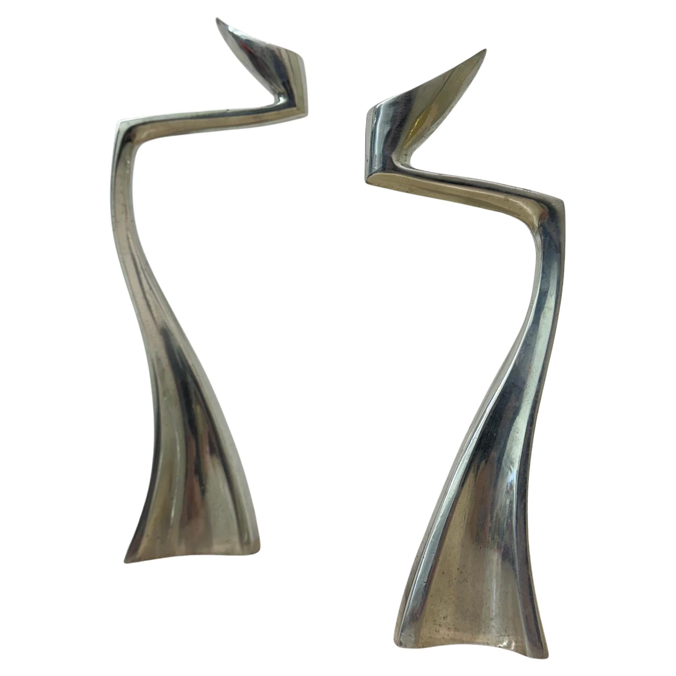 Bougeoirs "Swan" / "Arclumis" de Matthew Hilton, 1986