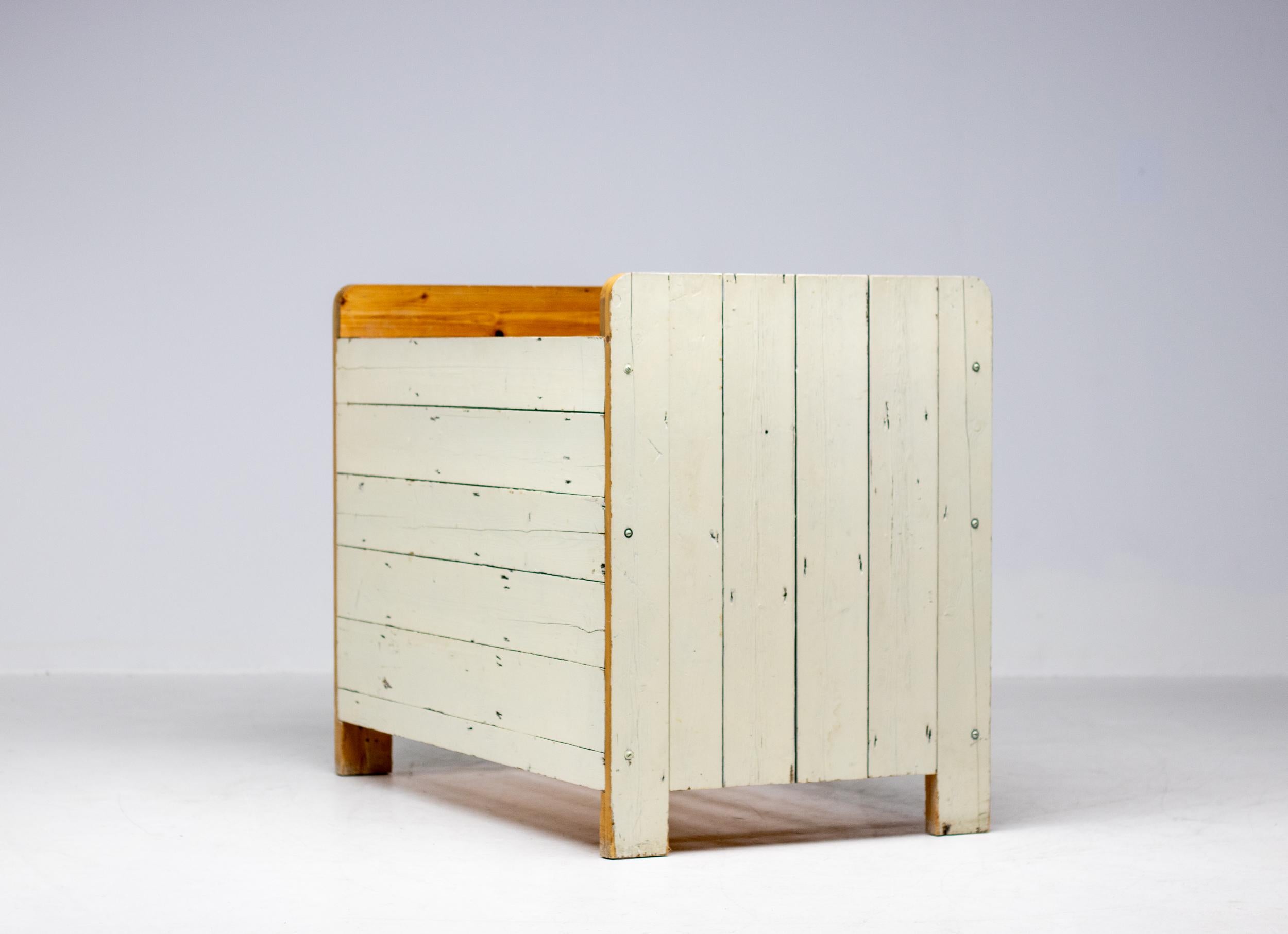 Néerlandais Cot de bois de récupération de Piet Hein Eek en vente