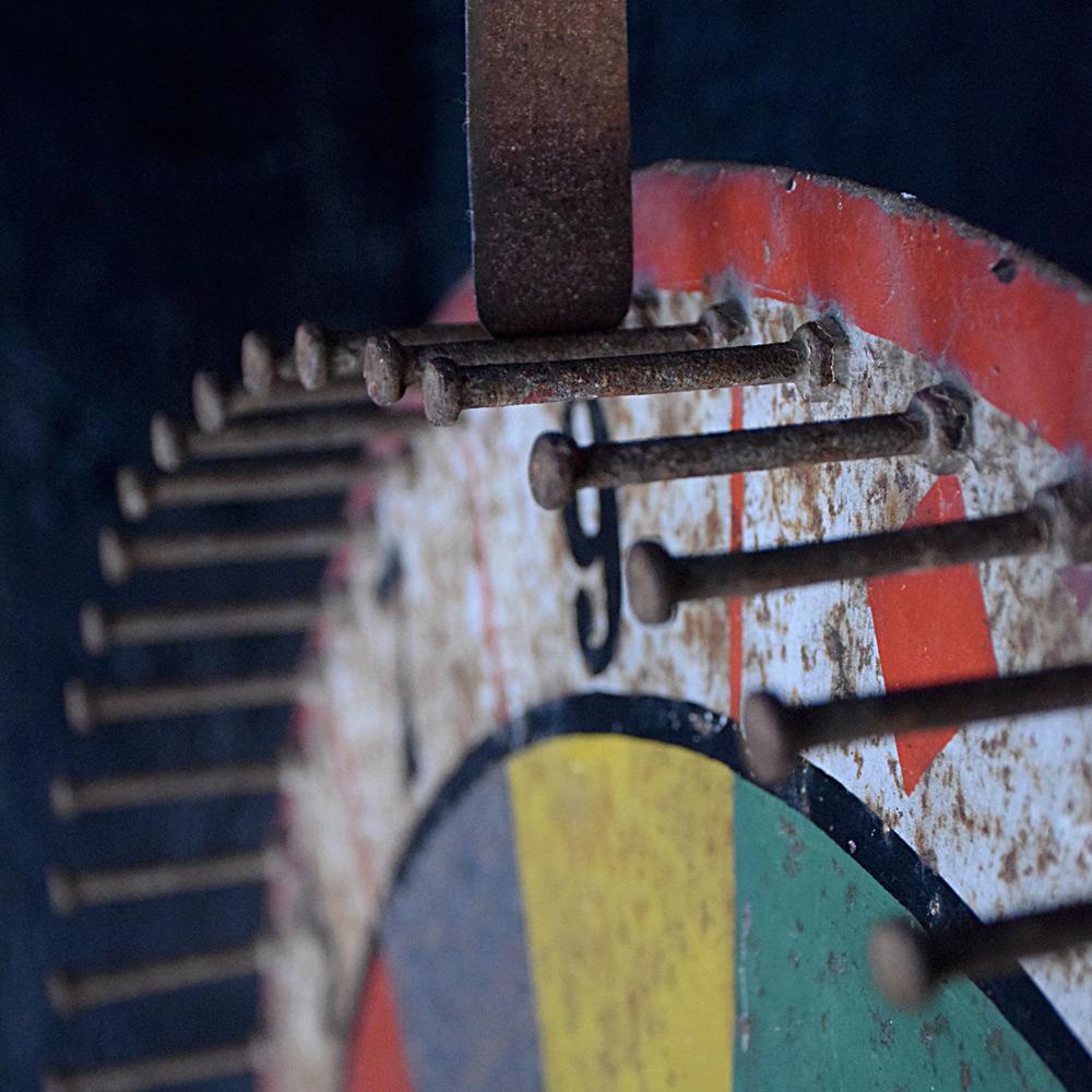 Folk Art Scratch Built Fairground Wheel  For Sale