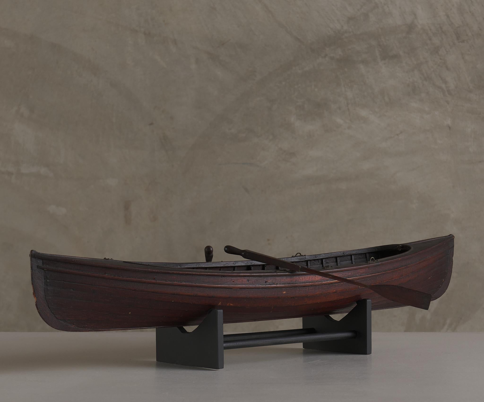 American Scratch Built Model of a Row Boat
