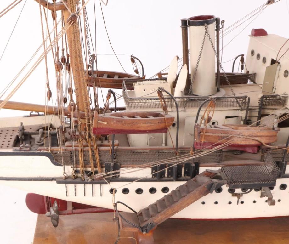 American Scratch-Built Ship Model, Circa 1900 For Sale