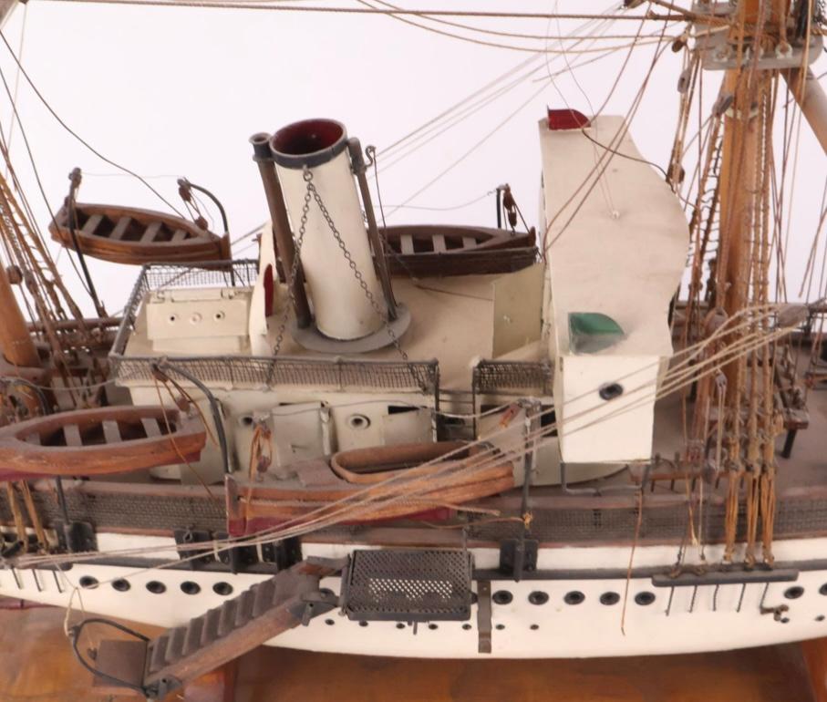 20th Century Scratch-Built Ship Model, Circa 1900 For Sale