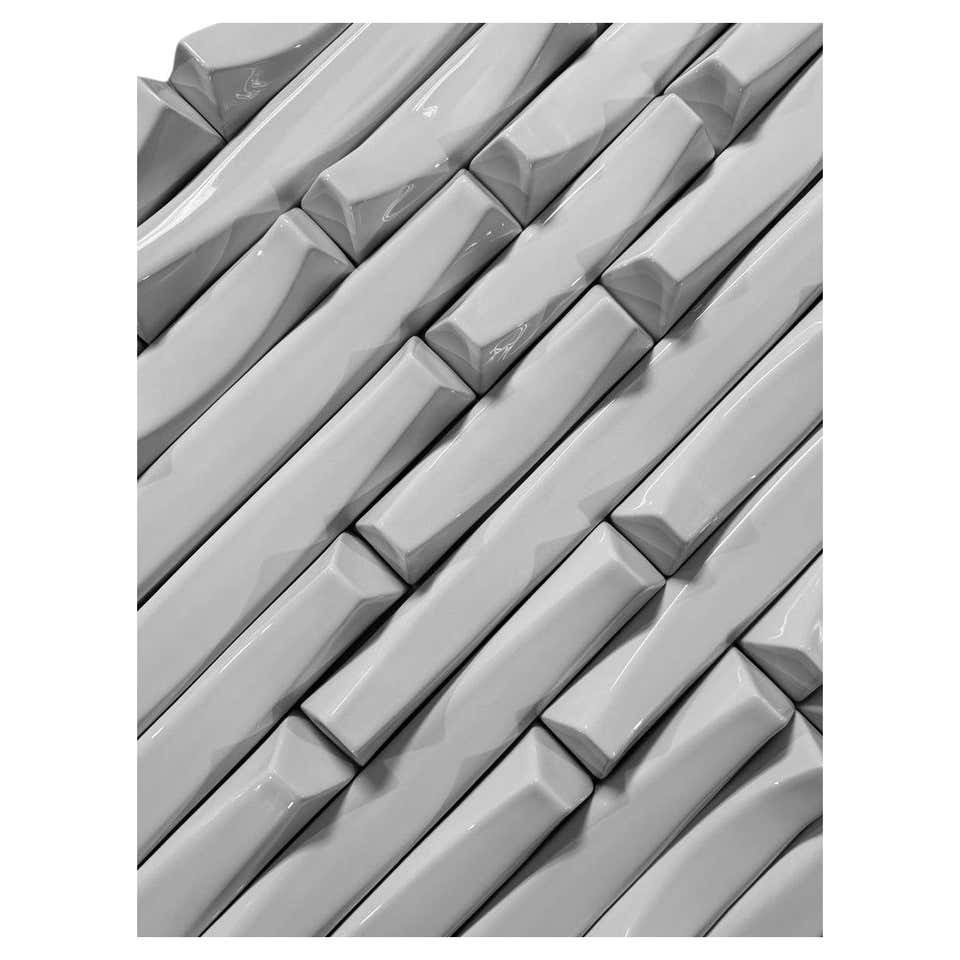 Tile Objects Ripple MAKHNO 3D Tile. Ceramic object For Sale at 1stDibs