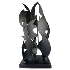 "Screen in Black" Sculpture by David Hayes