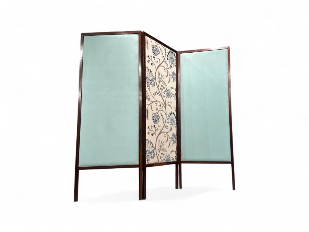 Screen in Rosewood & Two Fabrics, Sergio Rodrigues, 1960s - Lot 191A For Sale 7