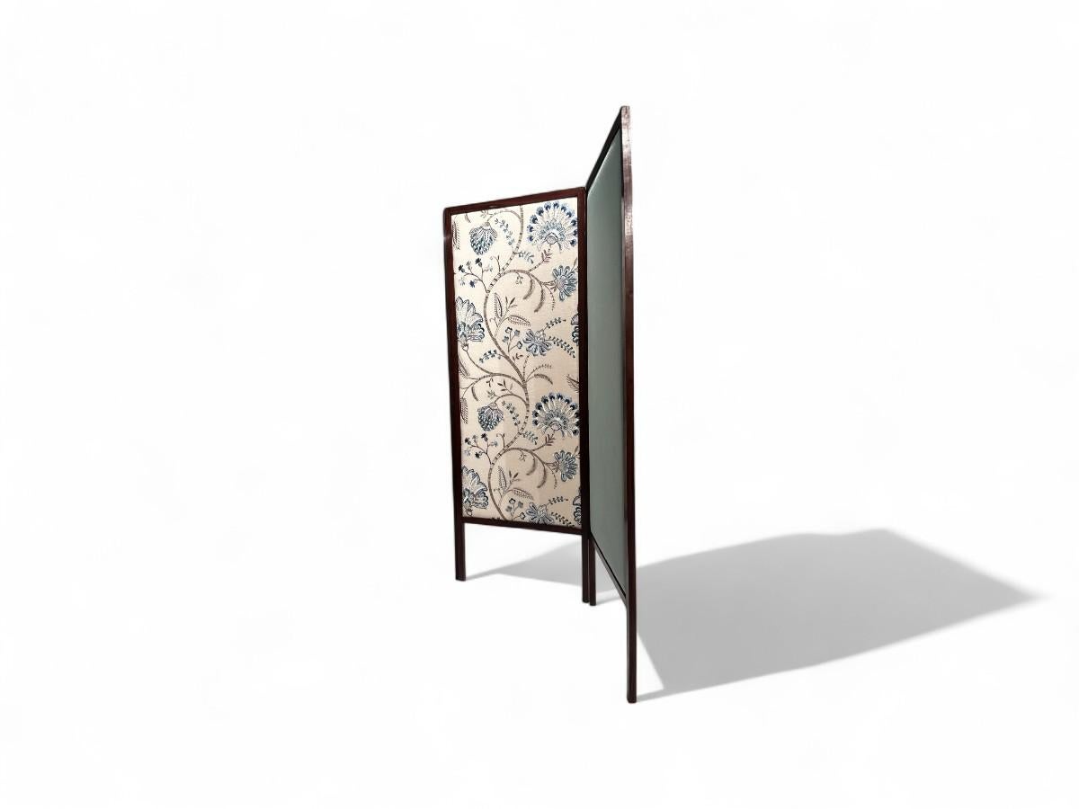 Hardwood Screen in Rosewood & Two Fabrics, Sergio Rodrigues, 1960s - Lot 191A For Sale