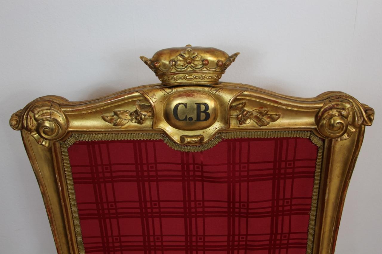 French Screen of Fireplace in Golden Wood from Marquis
