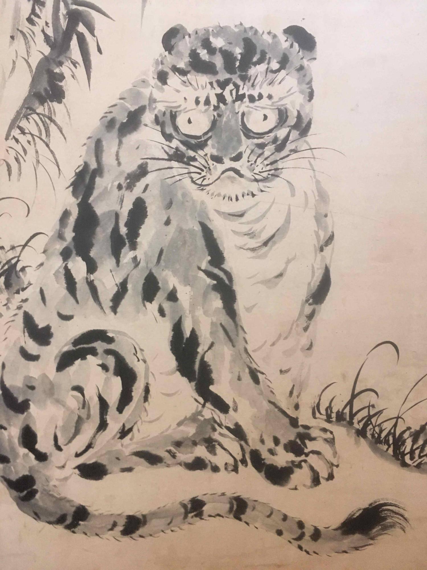 japanese tiger painting