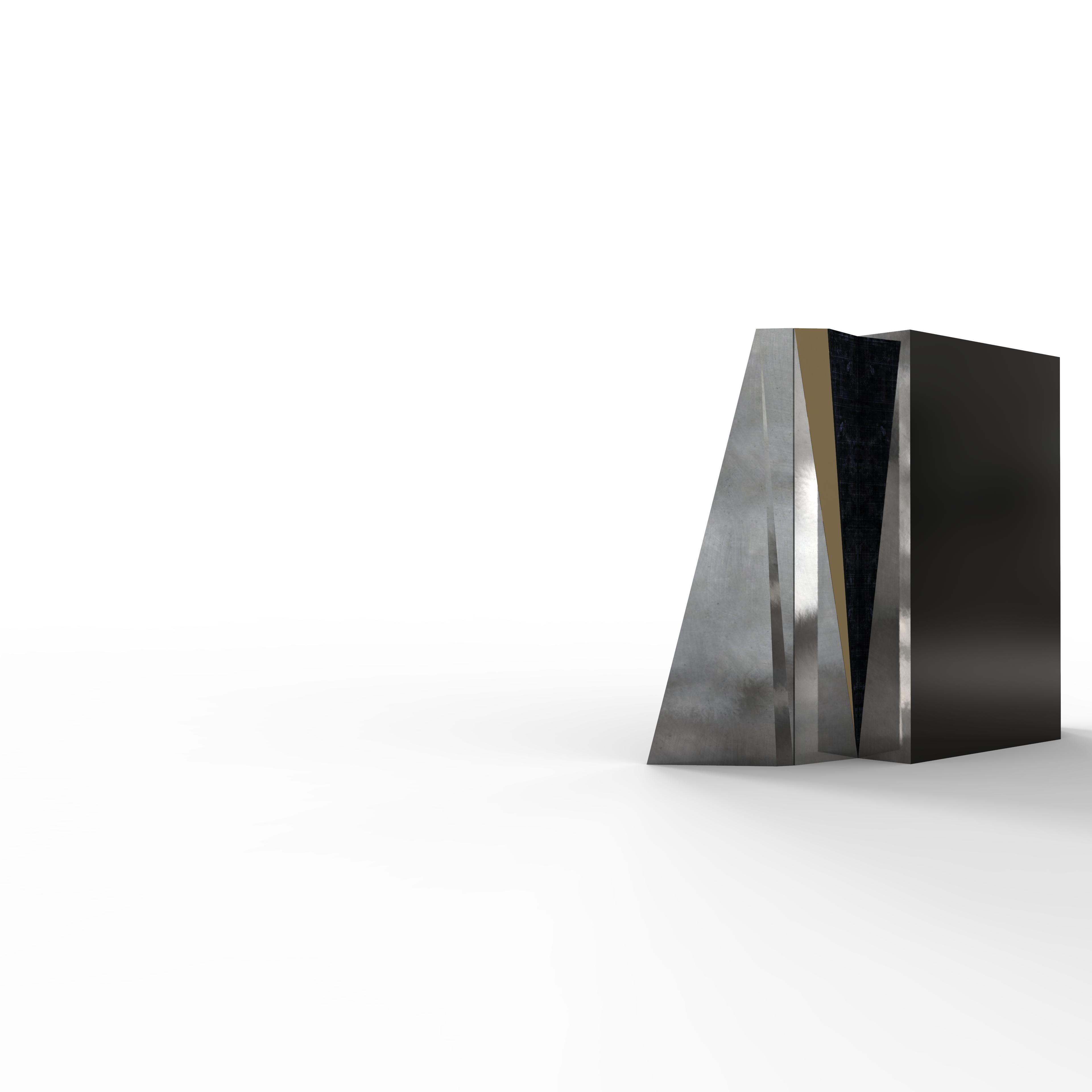 Armadietto a muro per schermi in nichel e lacca di Artempo In condizioni Nuovo in vendita a Geneve, CH