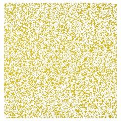 Screenprint of 50% Yellow & 50% White Squares by François Morellet, 1971
