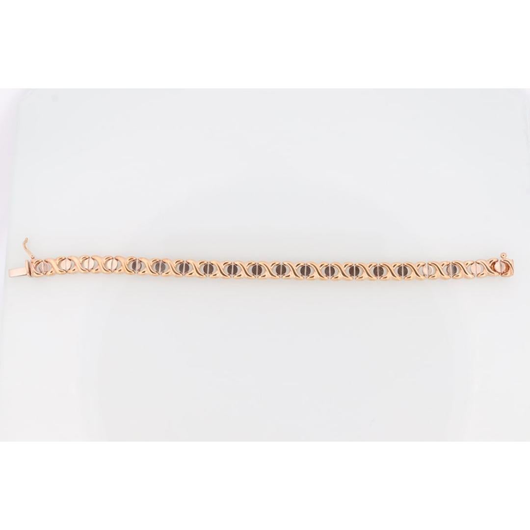 Gliederarmband mit Schraubenkopf 14k Gold. XO XO Fancy 14k Gelbgold Kette Link im Zustand „Gut“ in Port Charlotte, FL