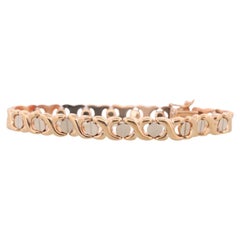 Gliederarmband mit Schraubenkopf 14k Gold. XO XO Fancy 14k Gelbgold Kette Link