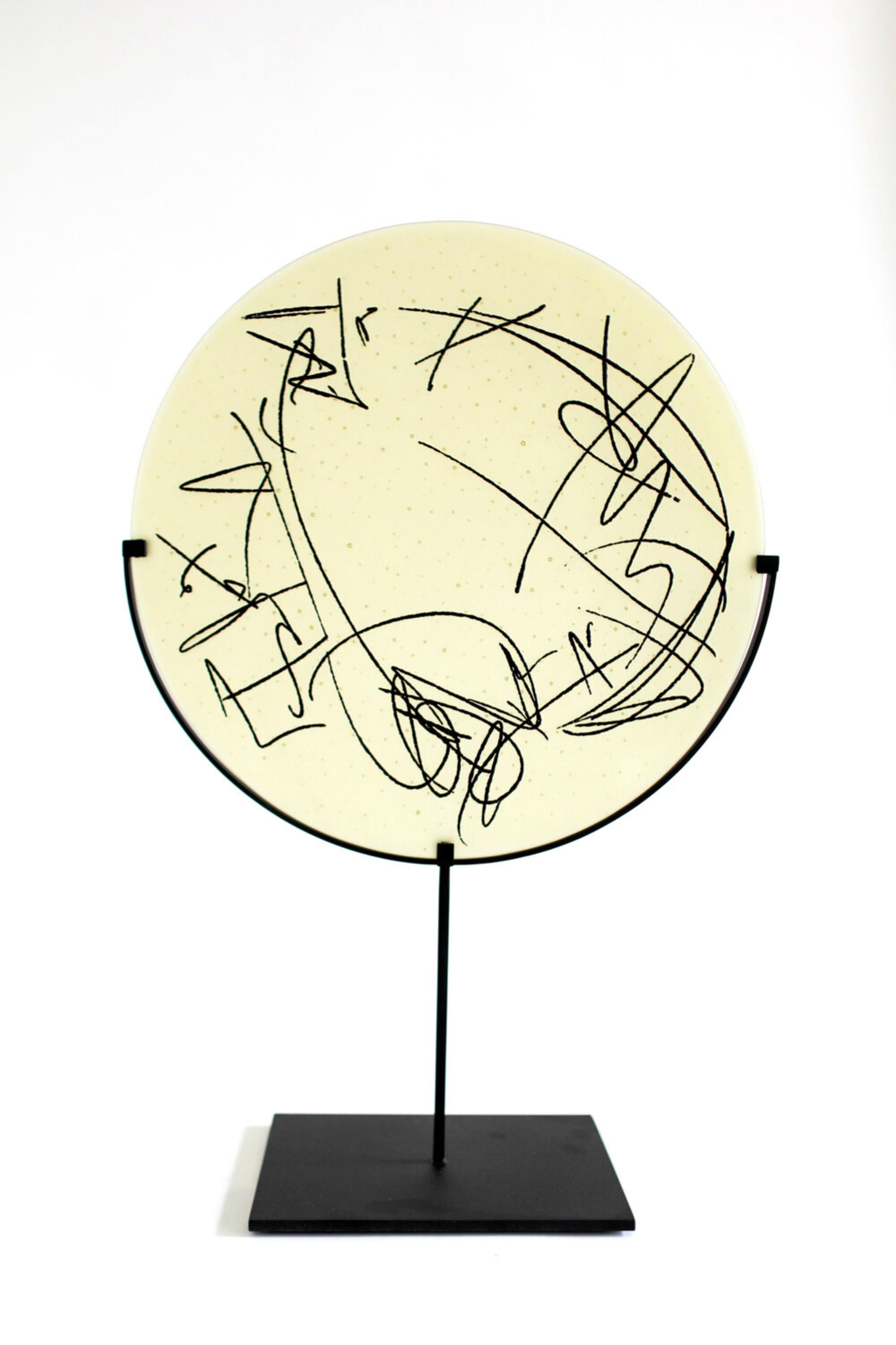 Contemporary Scribe Disc by The GoodMan Studio For Sale