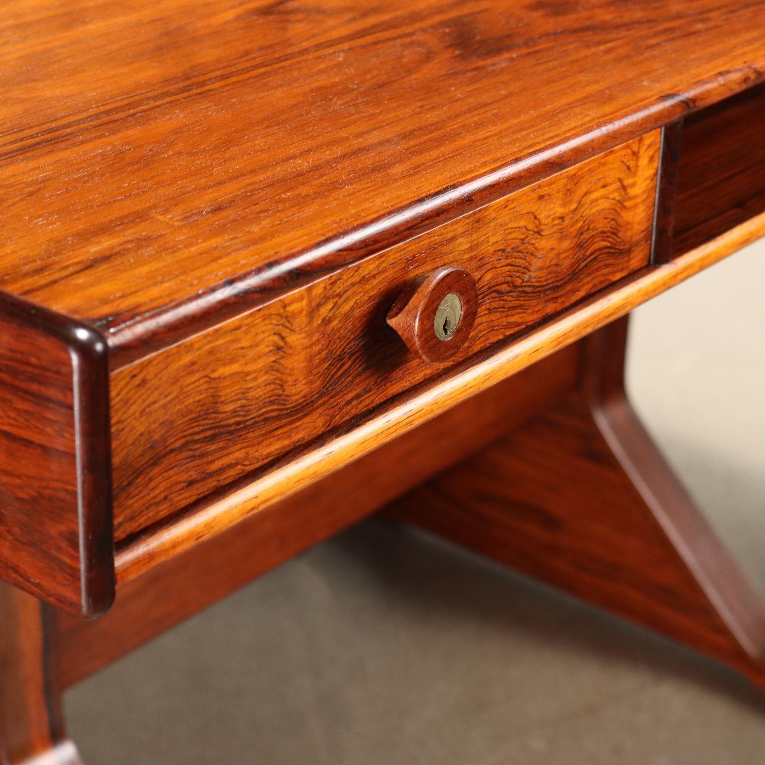 Jacaranda Scrittoio '530' di Gianfranco Frattini per Bernini anni '60 in vendita