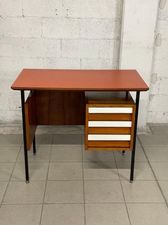 Scrittoio anni 60 en teck et formica