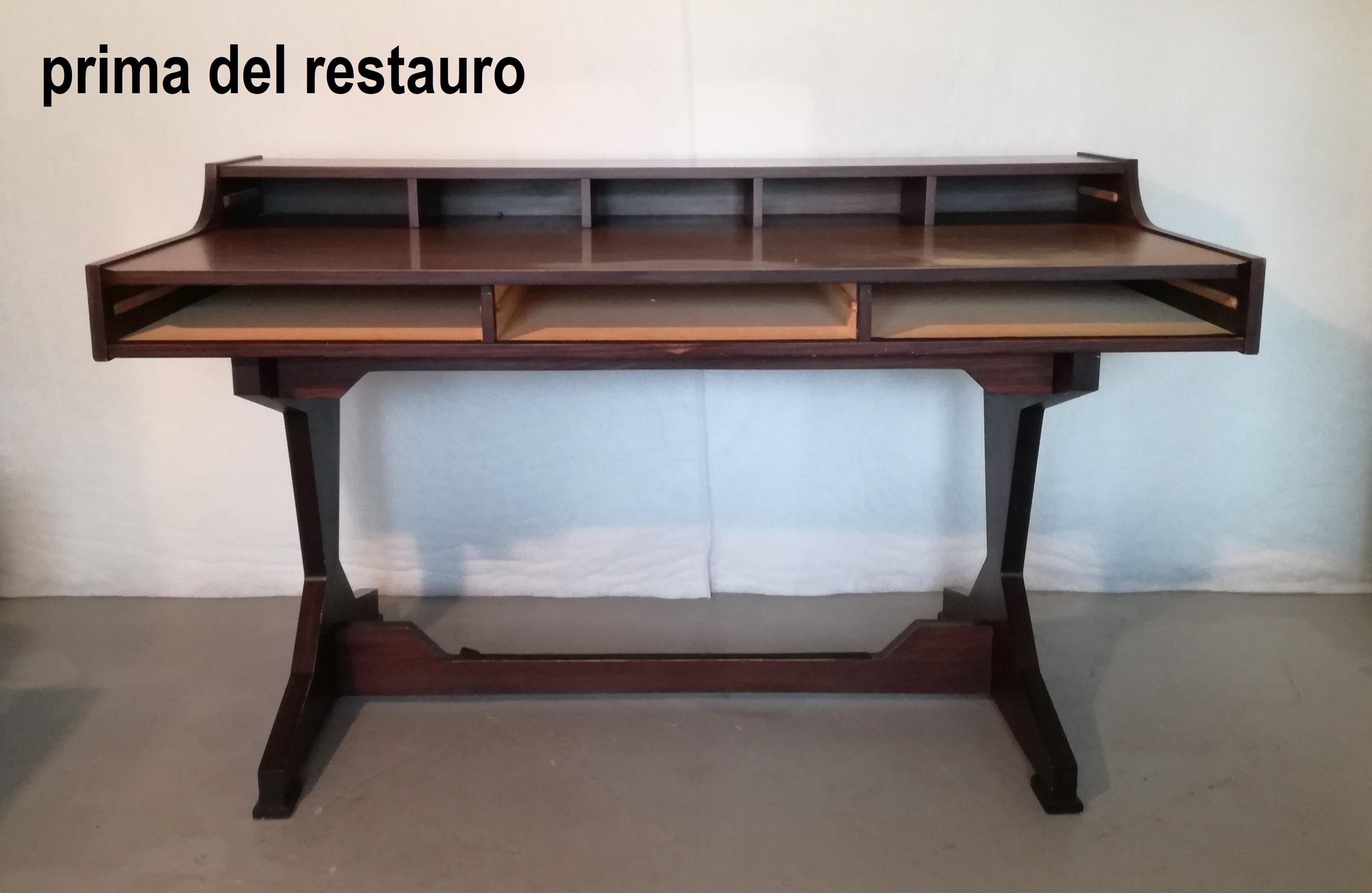 60s desk, Frattini style For Sale 9