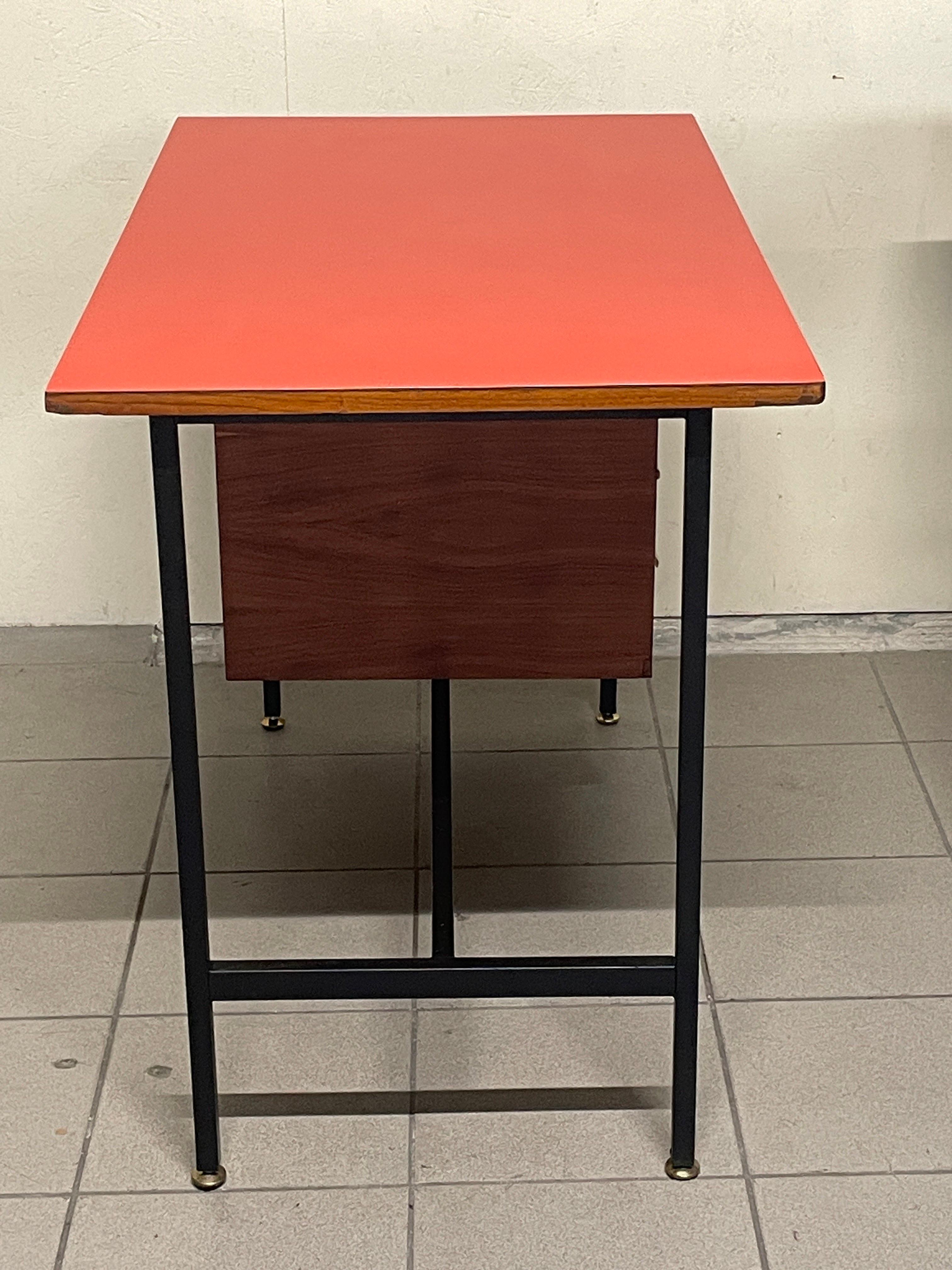 Mid-20th Century 1960s desk top in colorful formica For Sale