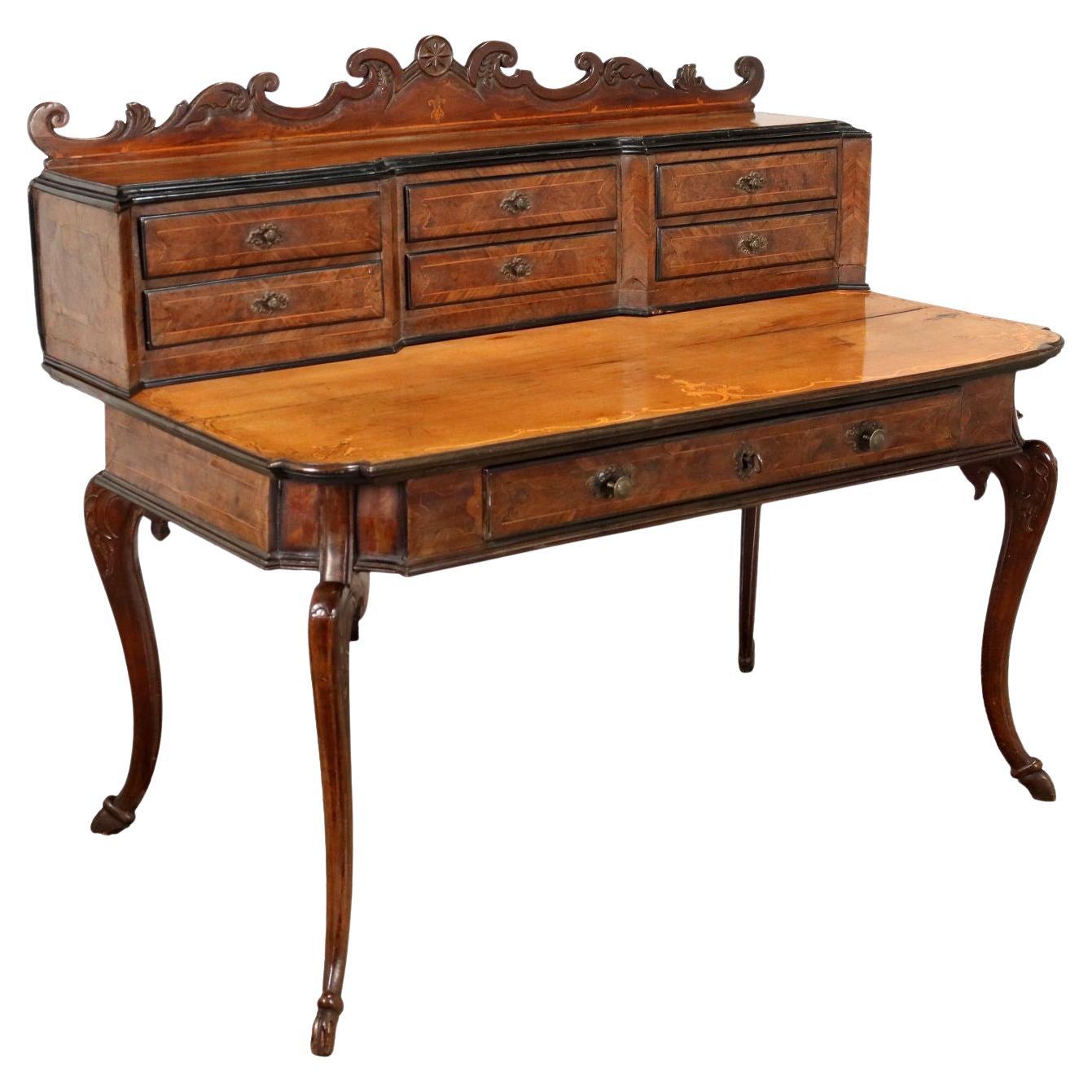 Lombard Baroque writing desk second quarter 18th century