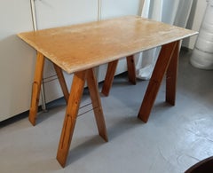 writing desk with pair of writing easels, 1970s