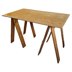 writing desk with pair of writing easels, 1970s