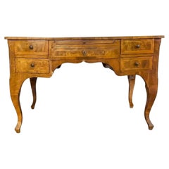 Écritoire de style baroque, en noyer plaqué, 1700, Nord de l'Italie