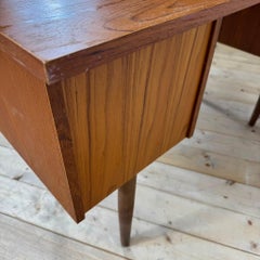 Danish teak writing desk, Scandinavian Modern design from the 1960s