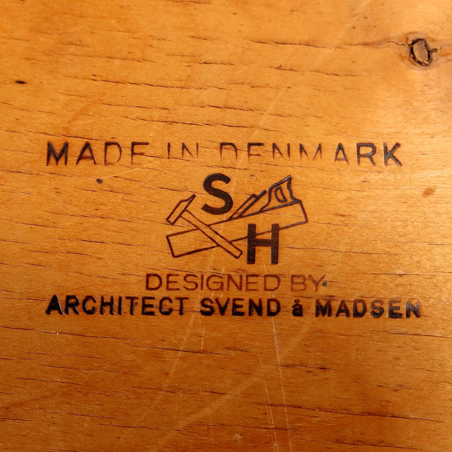 Mid-20th Century Bureau par Svend Åge Madsen pour Sigurd Hansen années 1950 en vente