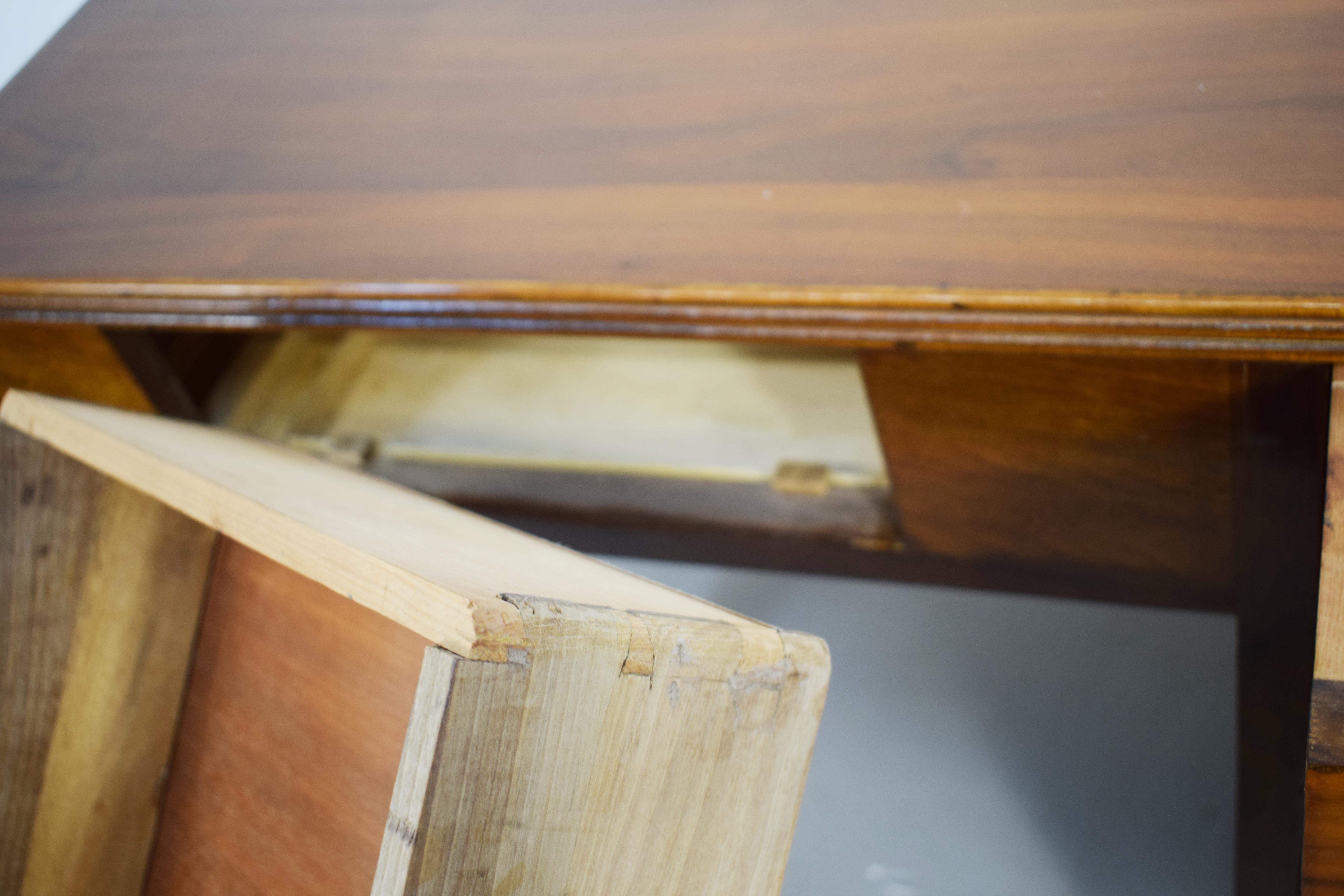Wooden writing desk, Italy, 1940s. 9