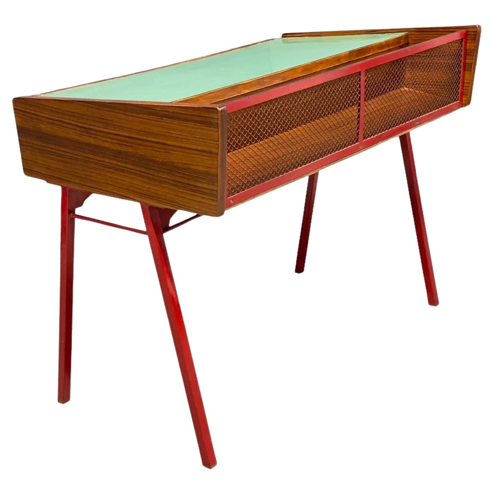 Writing desk, Italian manufacture. C1950s. For Sale