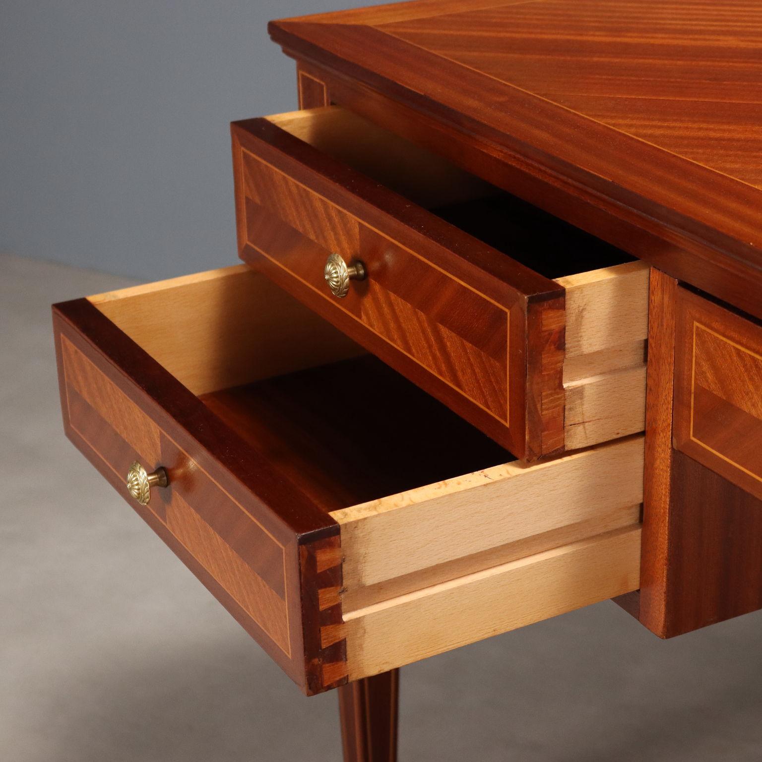 Brass Desk 1960s Italian production, restored For Sale
