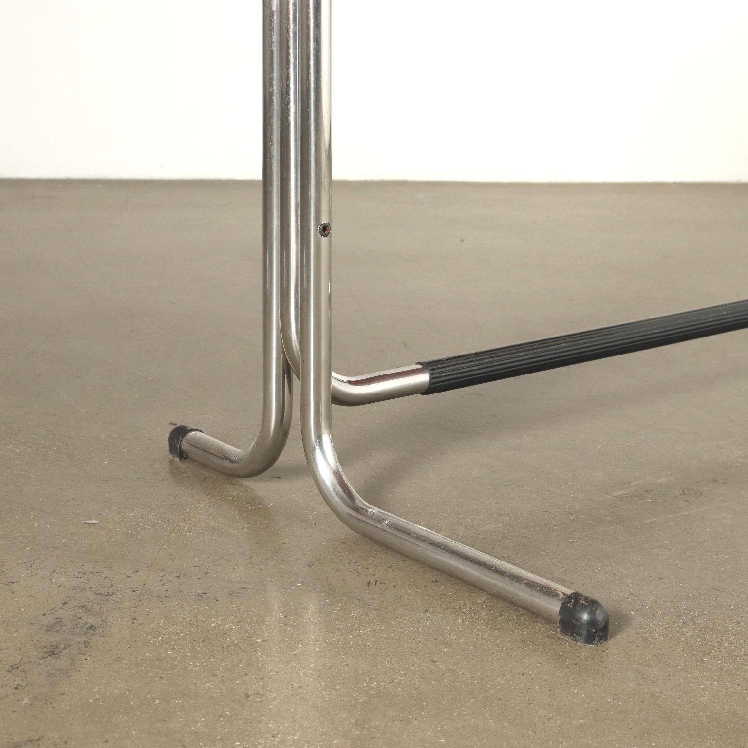 Steel Desk with chair 'Orix' by Vittorio Parigi & Nani Prina 1970s
