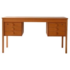 Bureau vintage danois en teck clair