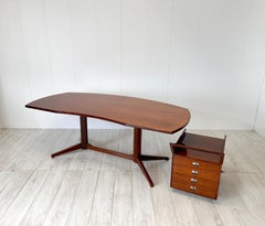 Scrivania e cassettiera mod TL22, Franco Albini et Franca Helg, Poggi, 1958