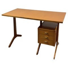 Scrivania In Legno Mid-Century Design 1950's Modernariato
