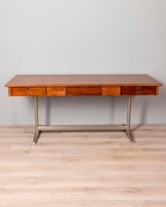 Scrivania in legno vintage anni 50 design Gio' Ponti per Rima Padova