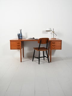 Teak desk by Nanna & Jørgen Ditzel
