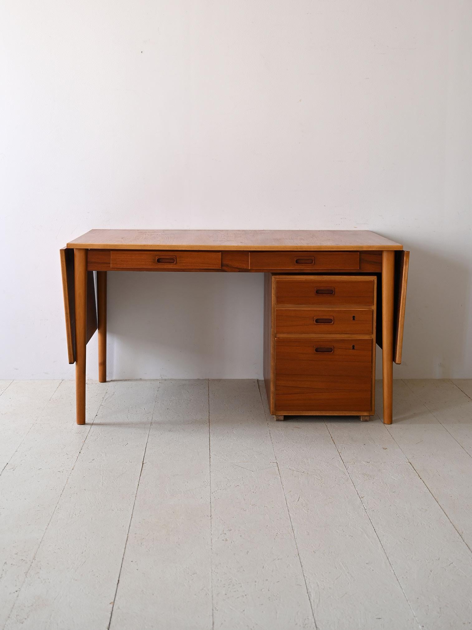 Scandinavian Modern Retro desk by Nils Jonsson with drawers For Sale