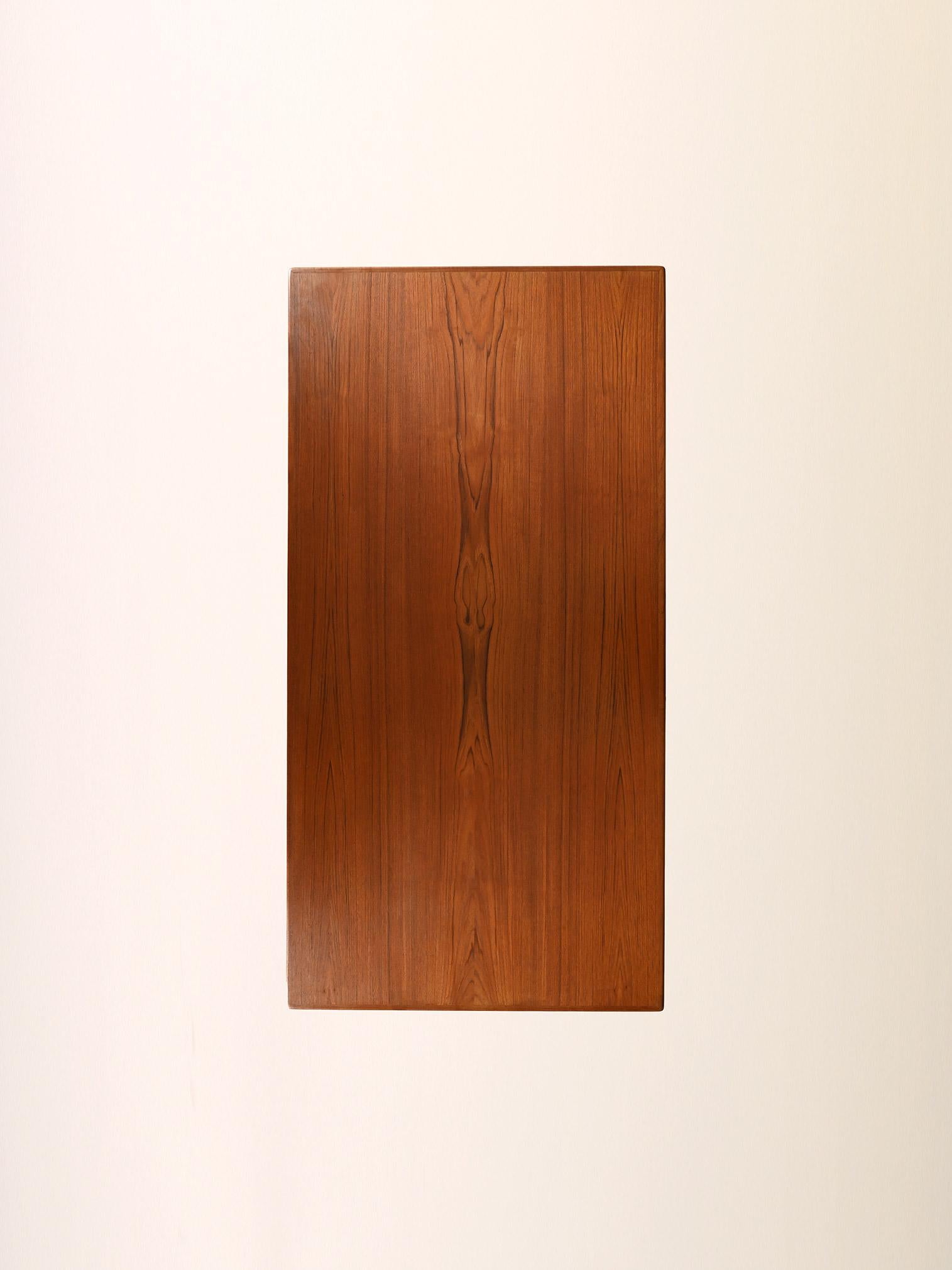 Scrivania scandinava anni ’60 in teak en vente 5
