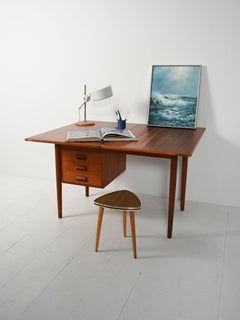 Scrivania scandinava di Børge Mogensen con piano “flip-top”