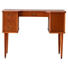 Bureau scandinave vintage en acajou