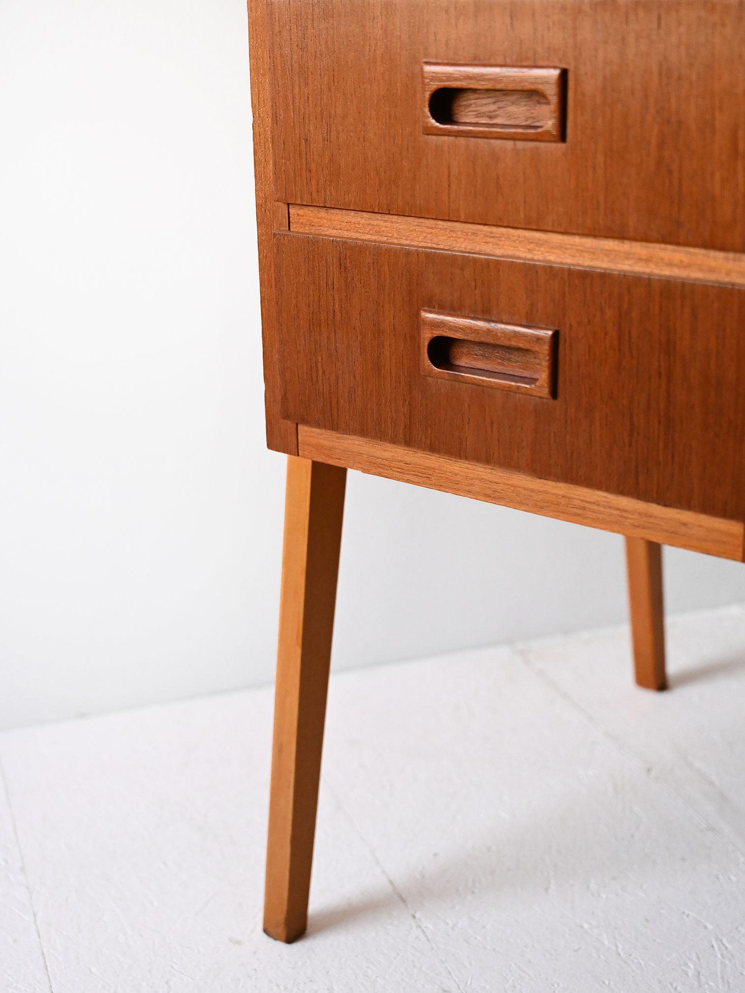 Betulla Scrivania vintage con cassetti