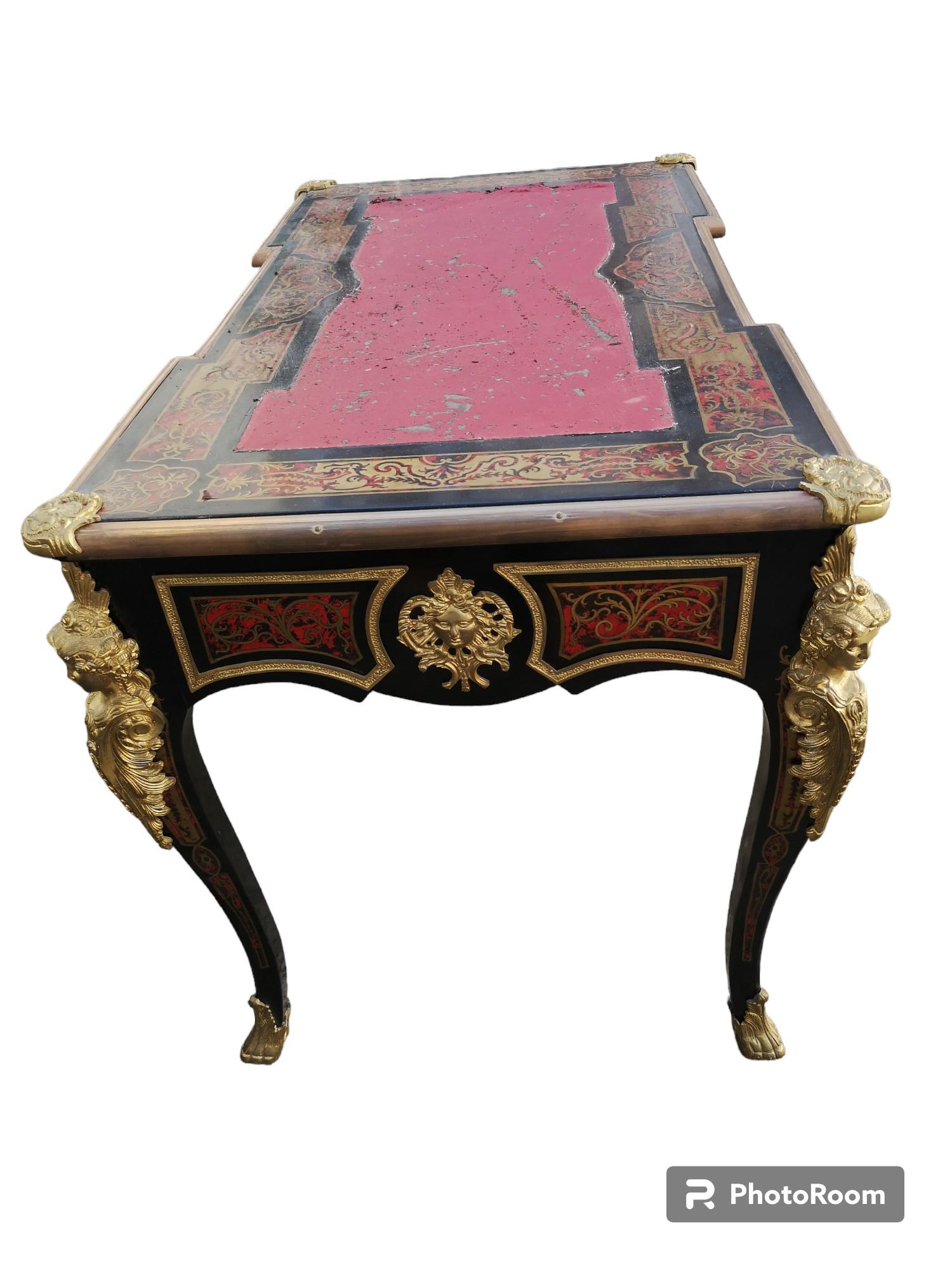 Mid-20th Century Vintage Louis XV style desk 1950s For Sale
