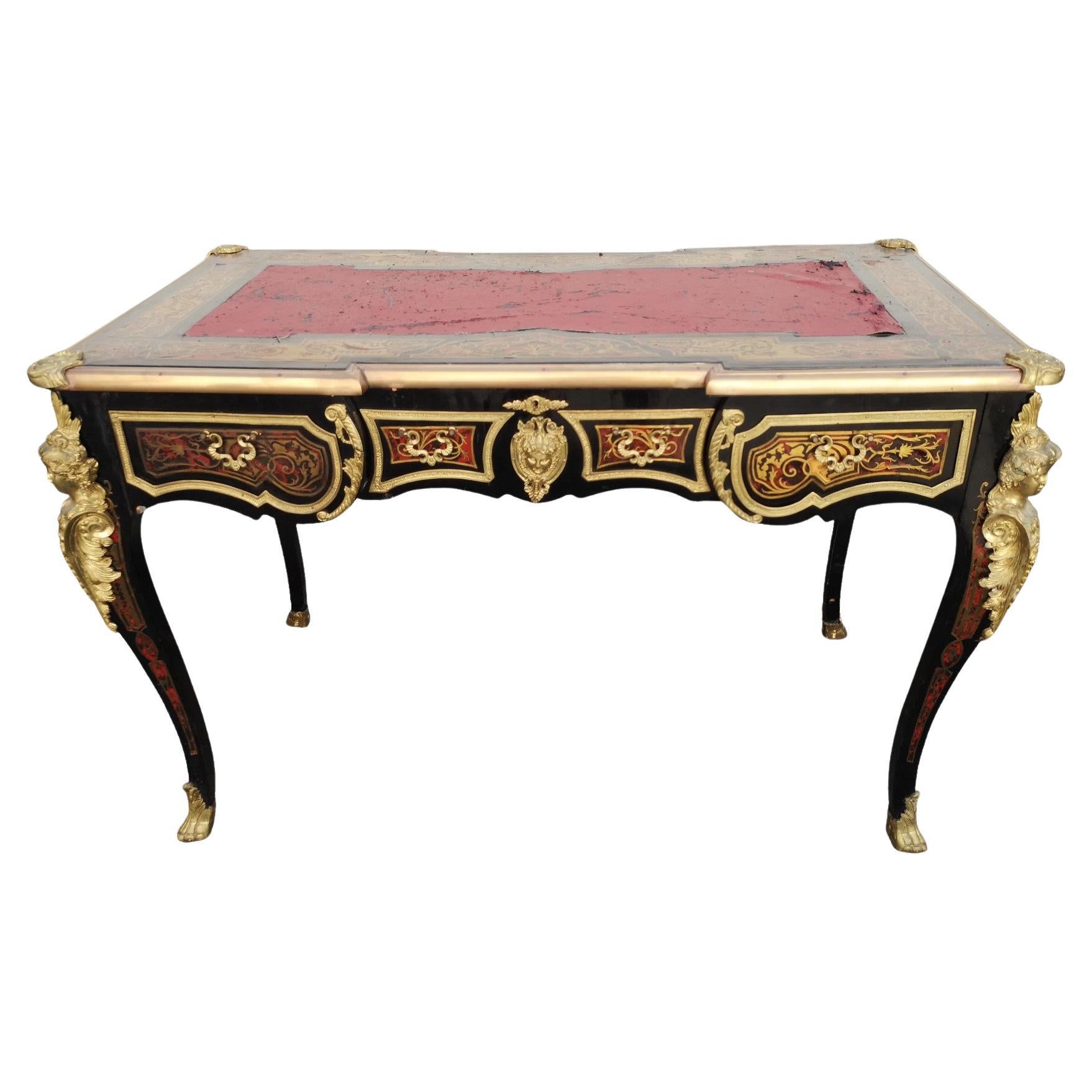 Vintage Louis XV style desk 1950s For Sale