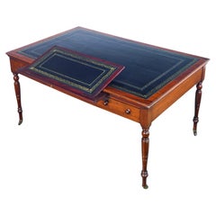 Victorian center desk, six drawers, with double lectern. Nineteenth Century